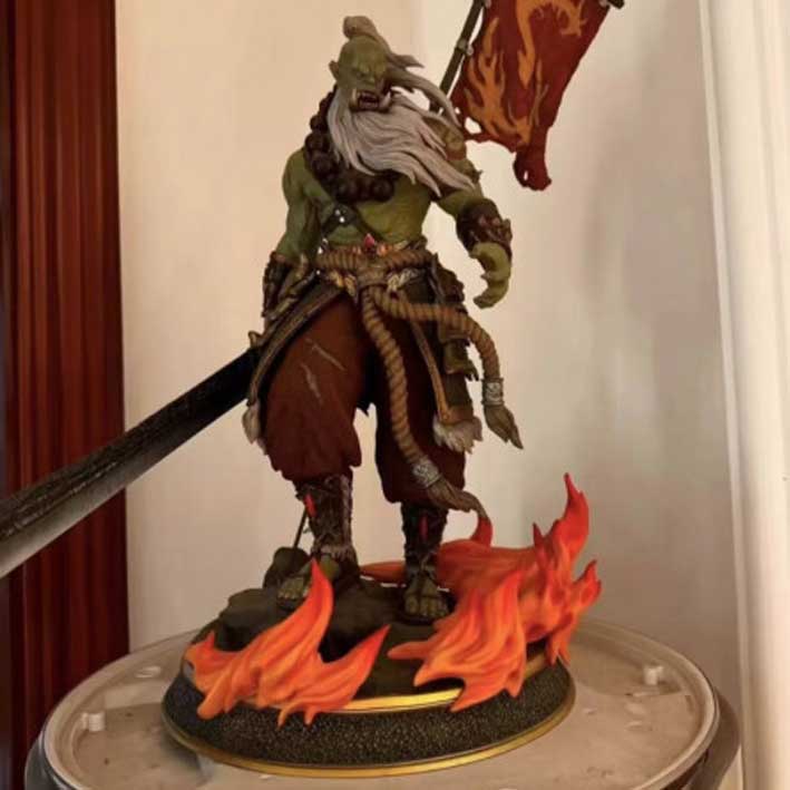 World of Warcraft Orc Warrior Statue – 45cm Collectible Figurine
