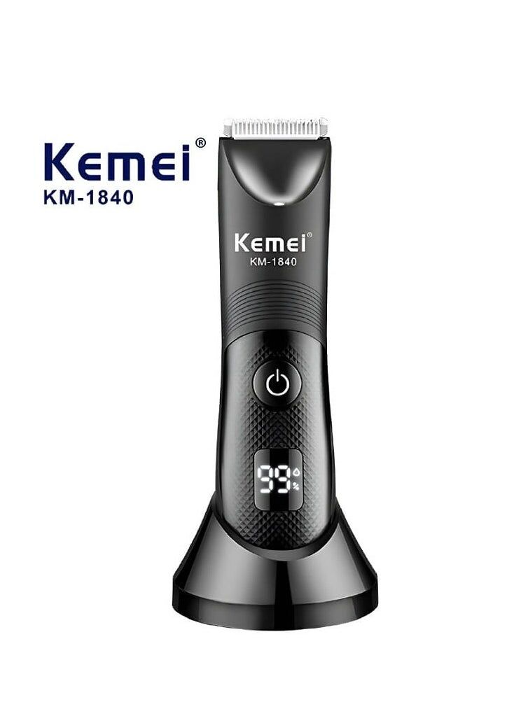 Professional Body Hair Trimmer With LED Display KM-1840