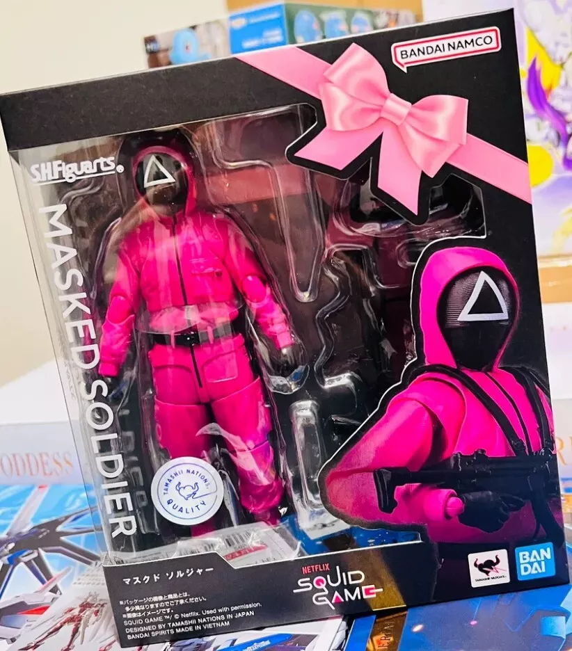Squid Game – Masked Soldier Action Figure by Bandai S.H.Figuarts |(New in Box)